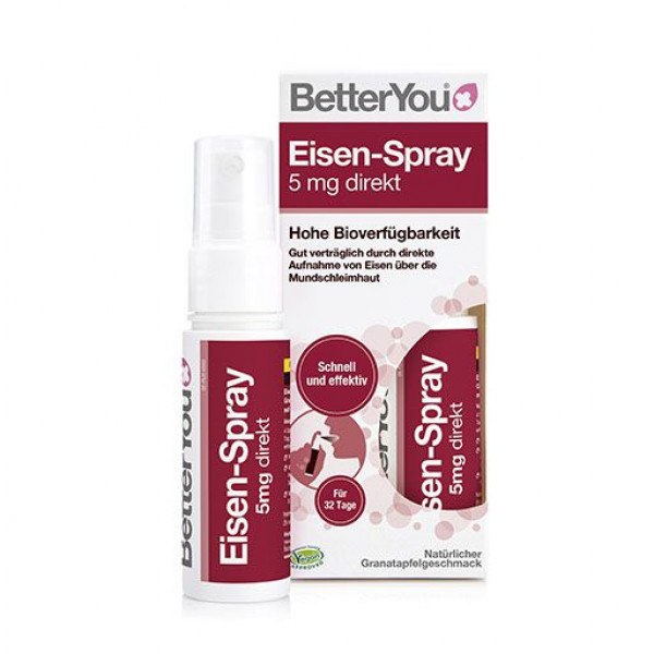 Спрей с железом BETTERYOU Eisen-Spray direkt 25 мл Hansa Naturheilmittel Спрей с железом BETTERYOU Eisen-Spray direkt 25 мл Hansa Naturheilmittel